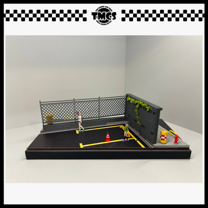 [SCJ] 1:64 Diorama (82004-A) Street Parking Lot (Medium Set)