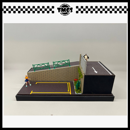 [SCJ] 1:64 Diorama (82008-A) Street Slope Parking Lot (Medium Set)