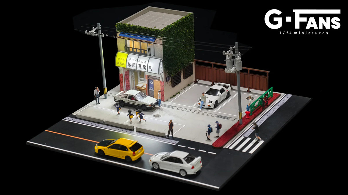 [G Fans] 1:64 Diorama (710039) Fujiwara Scene