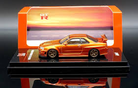 [INNO64] Nissan Skyline GTR (R34) R-Tune Orange Metallic