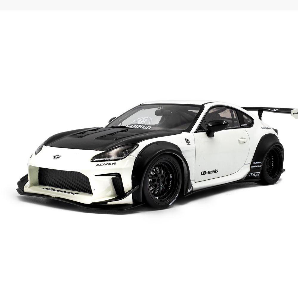 [Solido] 1:18 Toyota GR86 LBWK Bodykit - Pearl White 2024
