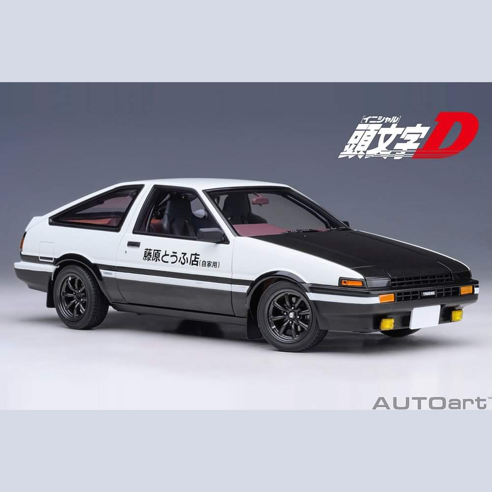 [Auto Art] 1:18 Toyota Sprinter Trueno (AE86) "Initial D" "Project D" Final Version