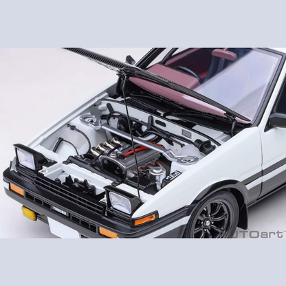 [Auto Art] 1:18 Toyota Sprinter Trueno (AE86) "Initial D" "Project D" Final Version