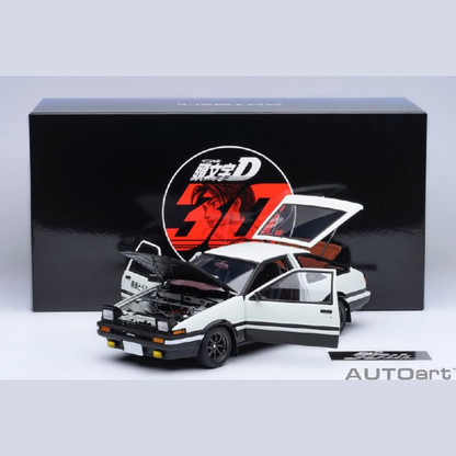 [Auto Art] 1:18 Toyota Sprinter Trueno (AE86) "Initial D" "Project D" Final Version