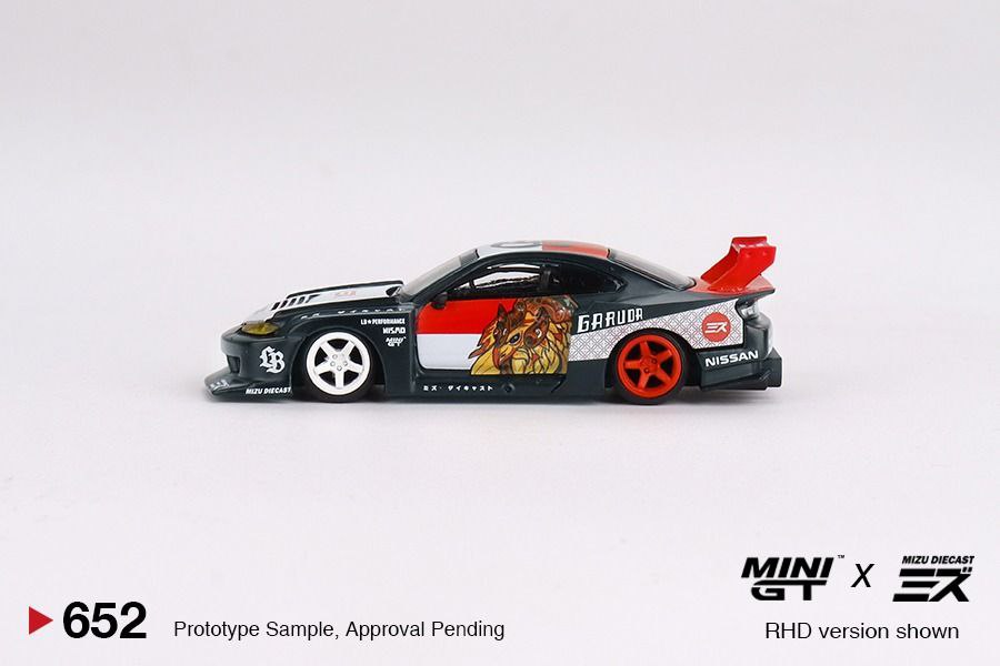 [MINI GT x MIZU DIECAST] Nissan LB-Super Silhouette S15 SILVIA “Garuda”