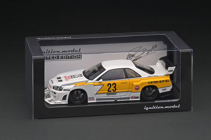 [Ignition Model] LB-ER34 Super Silhouette Skyline White/Yelow