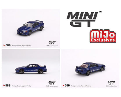 [MINI GT] Nissan Skyline GT-R Top Secret VR32 - Metallic Blue Mijo Exclusive