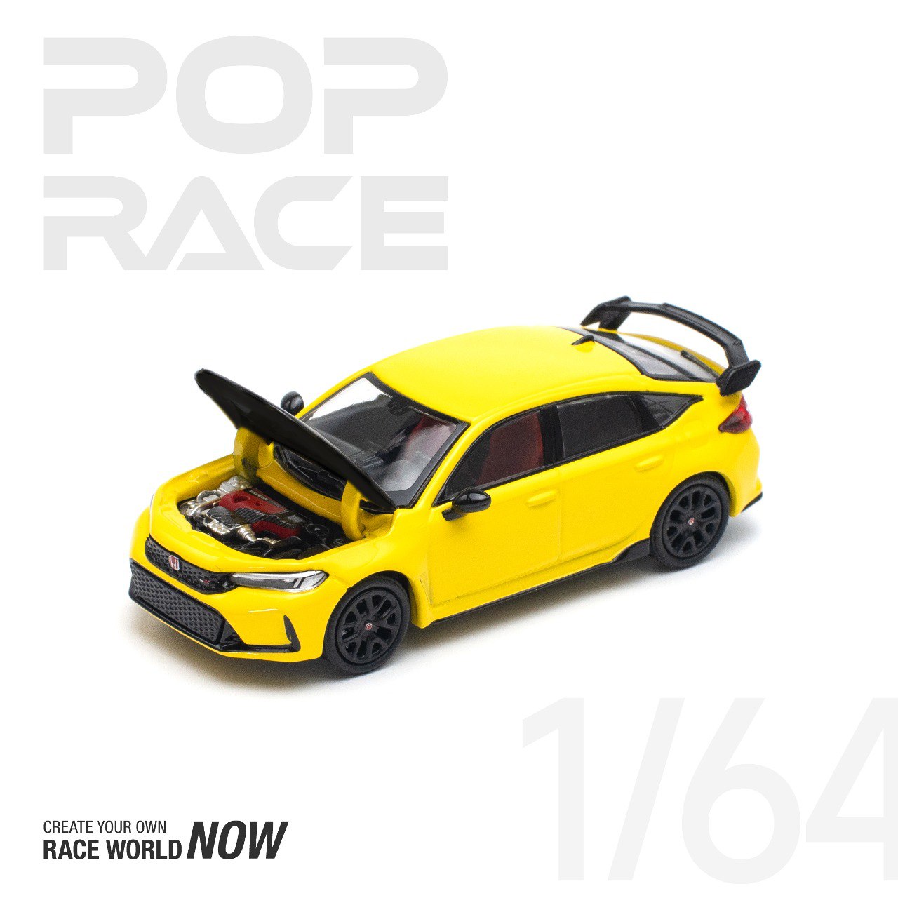 [Pop Race] HONDA CIVIC FL5 TYPE-R SUNLIGHT YELLOW