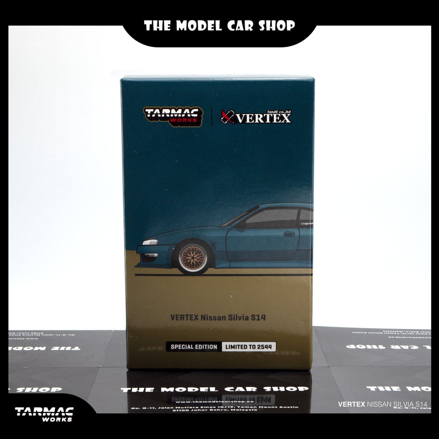 [Tarmac Works] VERTEX Nissan Silvia S14 Blue Green Metallic