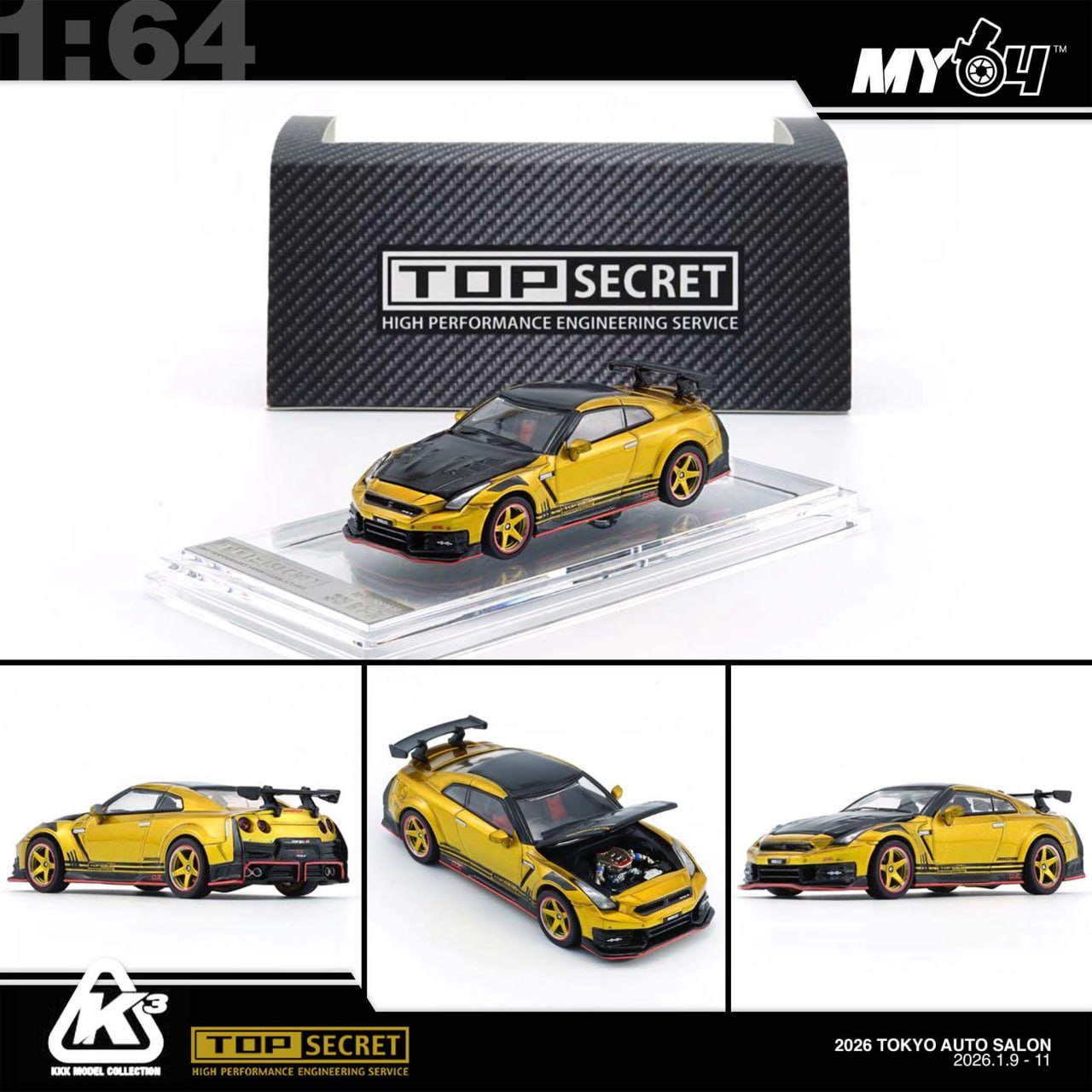 BMC] 1:64 Tokyo Auto Salon 2026 Top Secret Special - Diorama