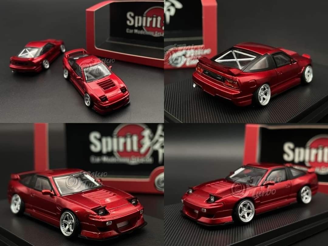 [Micro Turbo] 180SX Spirit Rei "MIYABI" - Transparent Red