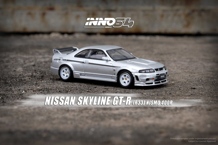 [INNO64] Nissan Skyline GT-R (R33) Nismo 400R - Sonic Silver