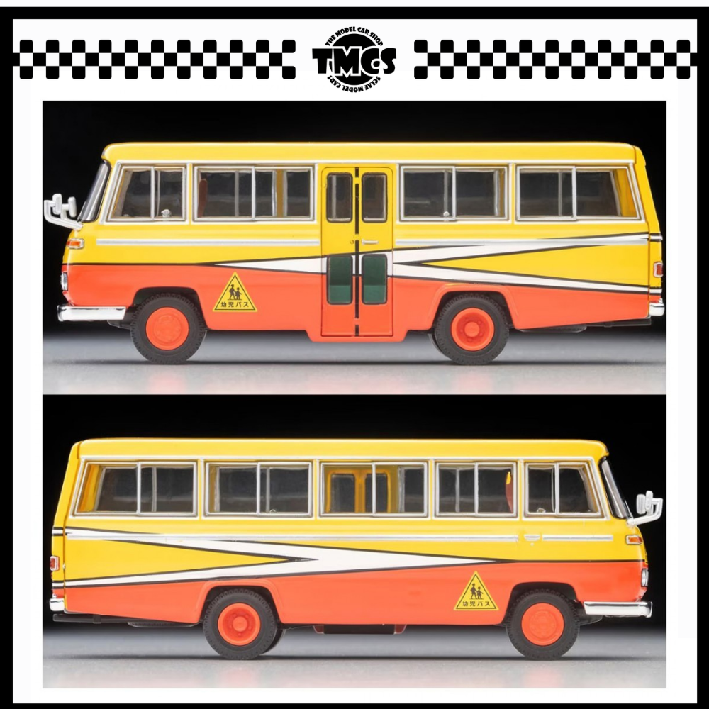 [TLVN] 1:64  Nissan Civilian Kindergarten Bus - Yellow/Red