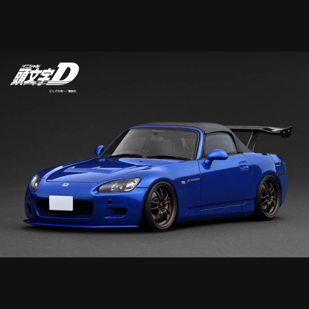 [Ignition Model 1:18 Initial D Honda S2000 (AP1) - Blue Metallic