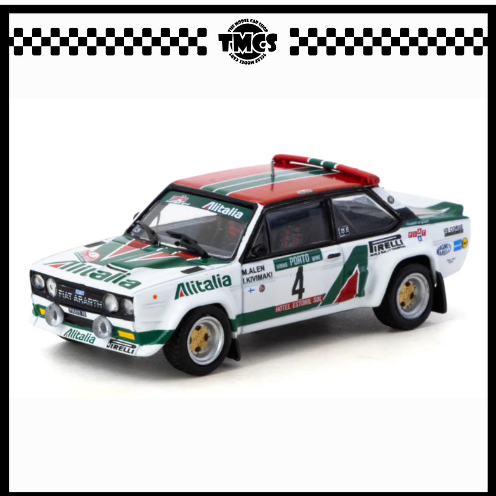 [Tarmac Works] 1:64 FIAT 131 ABARTH Rally Rallye de Portugal - Vinho do Porto 1978 Winner Markku Alén / Ilkka Kivimäki