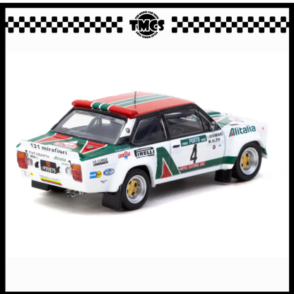 [Tarmac Works] 1:64 FIAT 131 ABARTH Rally Rallye de Portugal - Vinho do Porto 1978 Winner Markku Alén / Ilkka Kivimäki