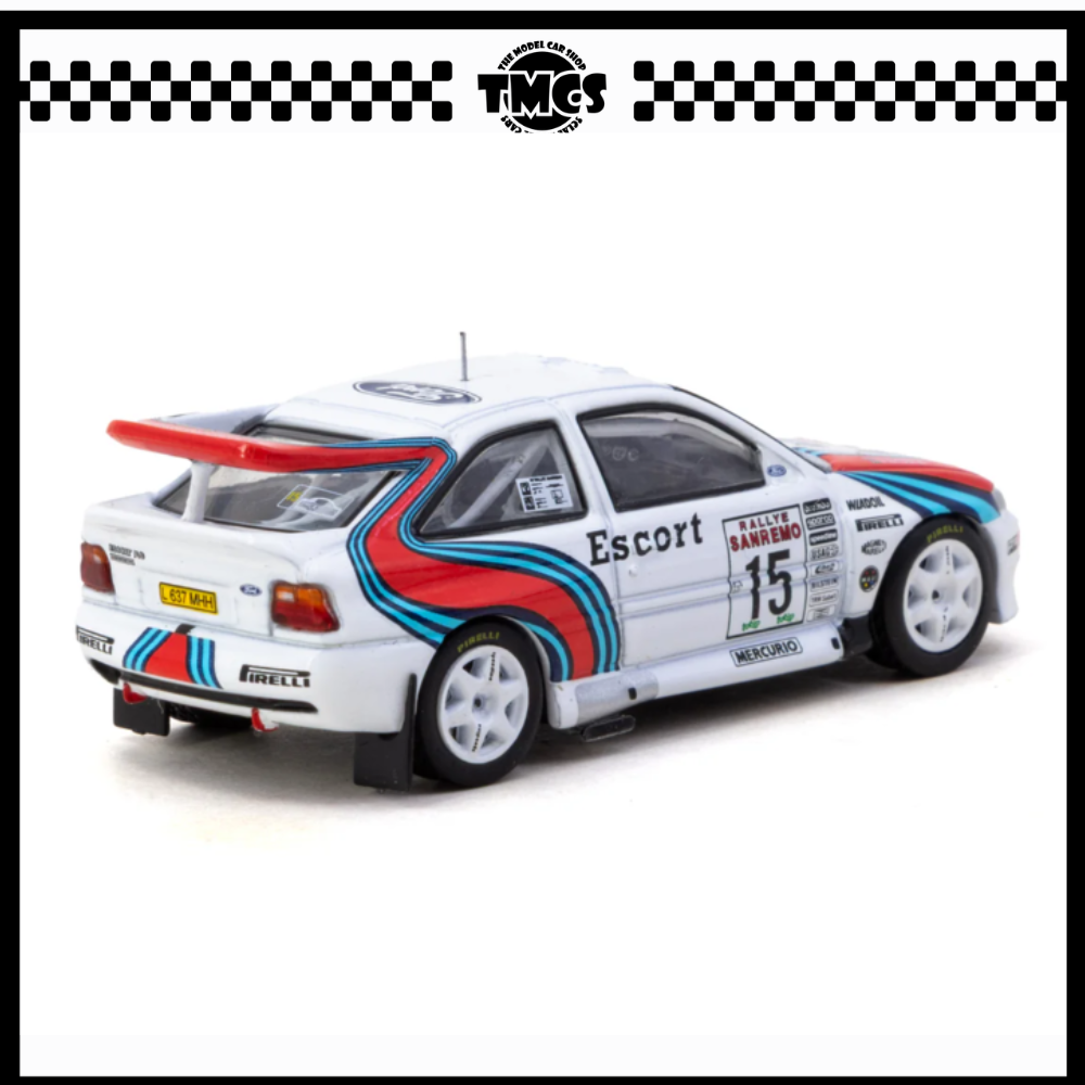 [Tarmac Works] 1:64 Ford Escort RS Cosworth WRC Rallye Sanremo 1994 Malcolm Wilson / Bryan Thomas