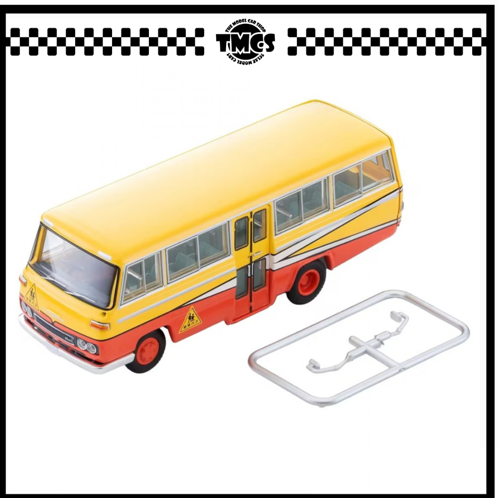 [TLVN] 1:64  Nissan Civilian Kindergarten Bus - Yellow/Red