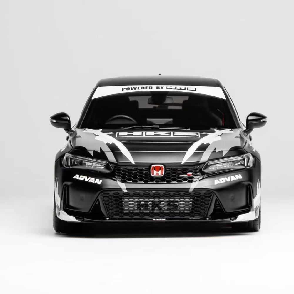 [Motorhelix] 1:18 Honda Civic Type R (FL5) - HKS Livery, Matt Black ...