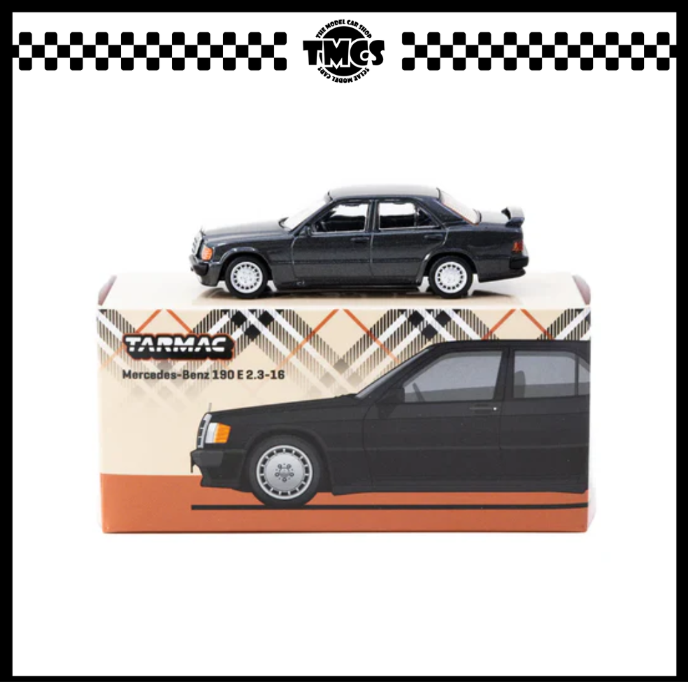 [Tarmac Works] 1:64 Mercedes-Benz 190 E 2.3-16 - Blue-Black Metallic (Chase Car)