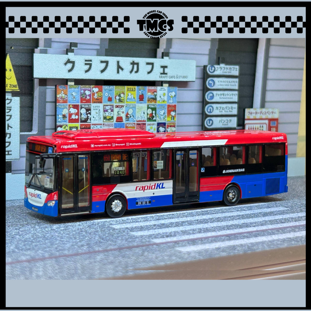 [Masterpiece Collectiblles] 1:110 Malaysia Bus (Kuala Lumpur) Rapid KL 650