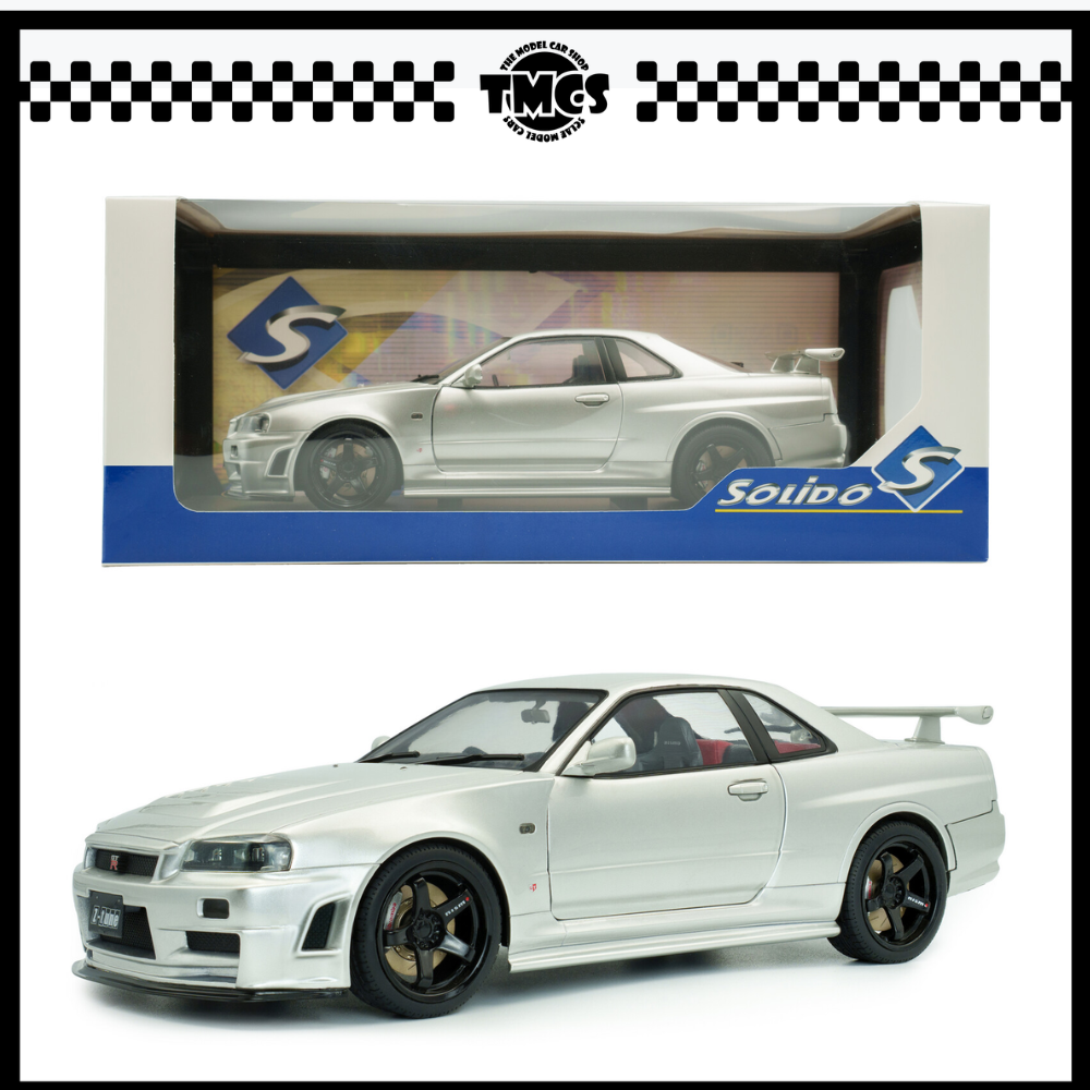 [Solido] 1:18 Nissan Skyline GT-R (R34) Z-Tune - Silver 1999