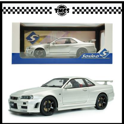 [Solido] 1:18 Nissan Skyline GT-R (R34) Z-Tune - Silver 1999