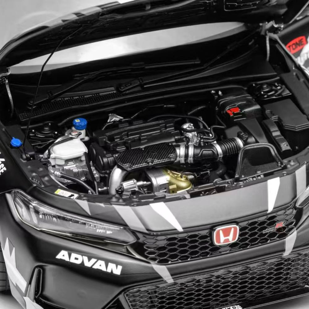 [Motorhelix] 1:18 Honda Civic Type R (FL5) - HKS Livery, Matt Black ...