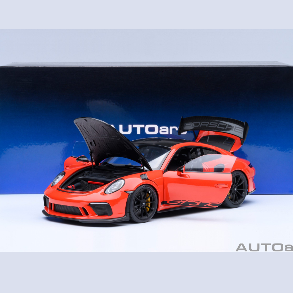 [Auto Art] 1:18 Porsche 911 (991.2) GT3 RS Weissach Package - Lava Orange