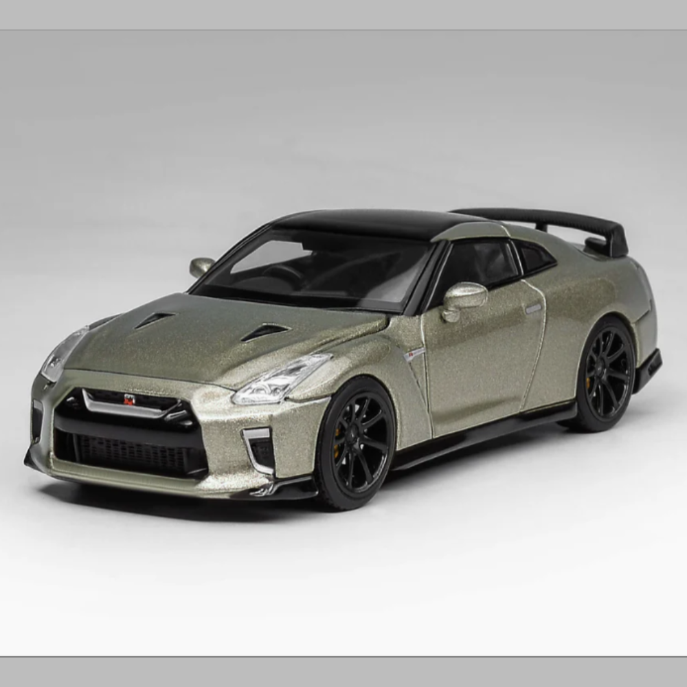[Motorhelix] 1:64 Nissan GT-R (R35) Track Edition Engineered By Nismo T-Spec - Millennium Jade
