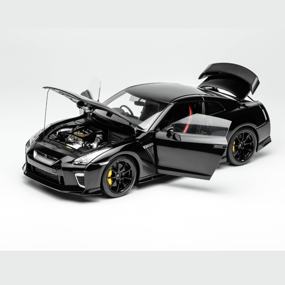 [Motorhelix] 1:18 Nissan GT-R (R35) Track Edition Engineered By NISMO 2020  - T-Spec 2022  Meteor Flake Black Pearl