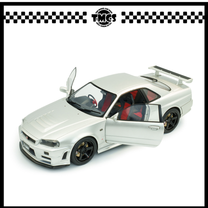 [Solido] 1:18 Nissan Skyline GT-R (R34) Z-Tune - Silver 1999