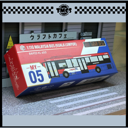 [Masterpiece Collectiblles] 1:110 Malaysia Bus (Kuala Lumpur) Rapid KL 650