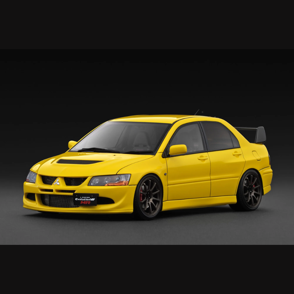 [Ignition Model 1:18 Mitsubishi Lancer Evolution VIII MR (CT9A) - Yellow