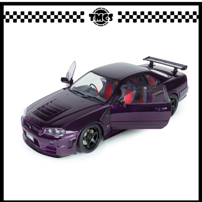 [Solido] 1:18 Nissan Skyline GT-R (R34) Z-Tune - Midnight Purple 1999