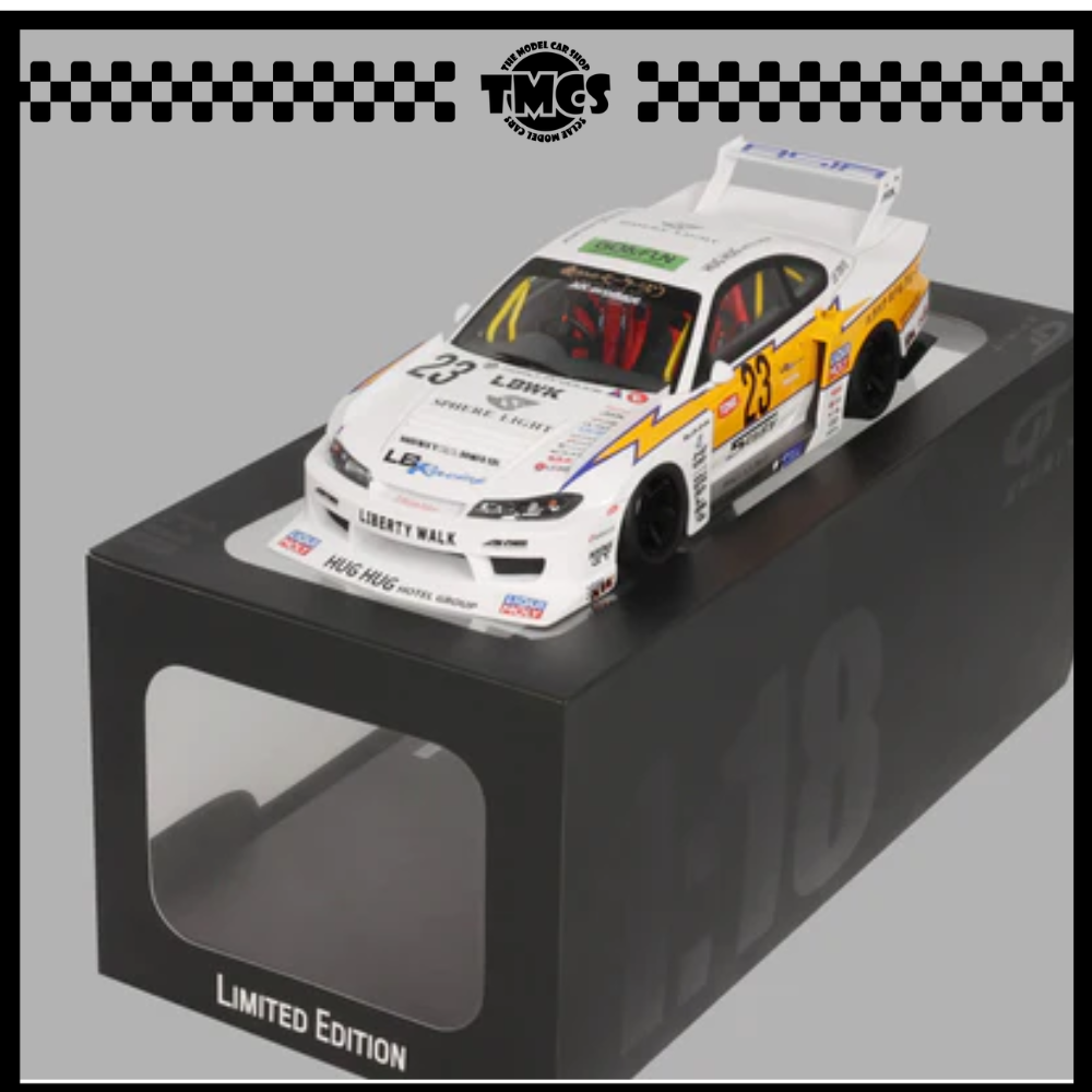 [GT Spirit] 1:18 Nissan S15 Silvia LB Super Silhouette - White 2021