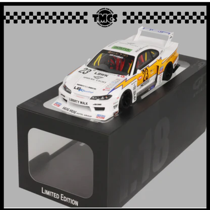 [GT Spirit] 1:18 Nissan S15 Silvia LB Super Silhouette - White 2021