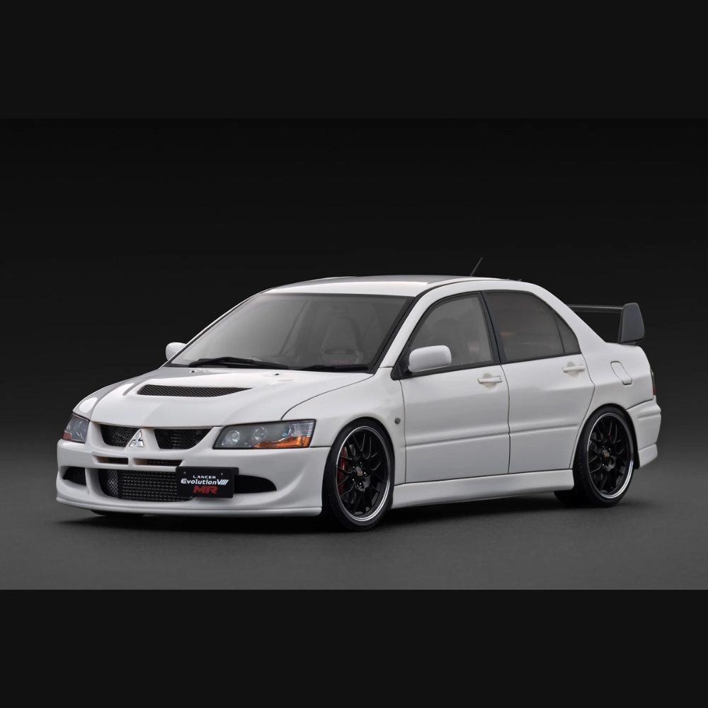 [Ignition Model 1:18 Mitsubishi Lancer Evolution VIII MR (CT9A) - White