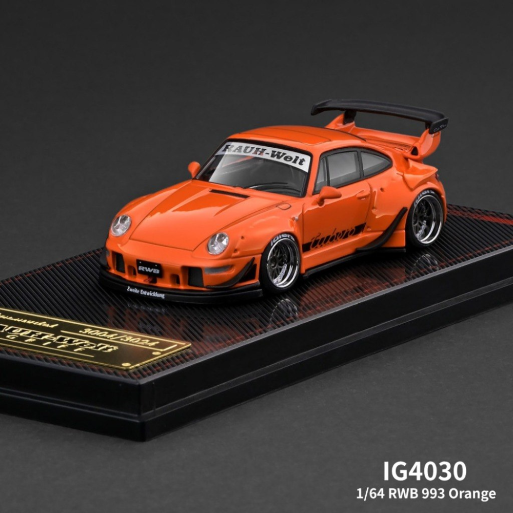 [Ignition Model] 1:64 Porsche RWB 993 - Orange (Philippines Exclusive)