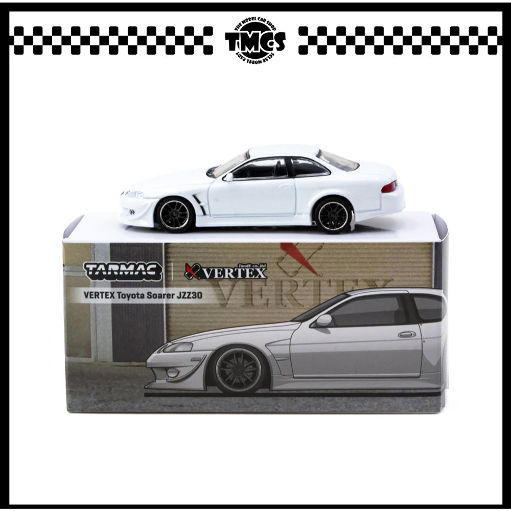[Tarmac Works] 1:64 Vertex Toyota Soarer JZZ30 - White (Chase Car)