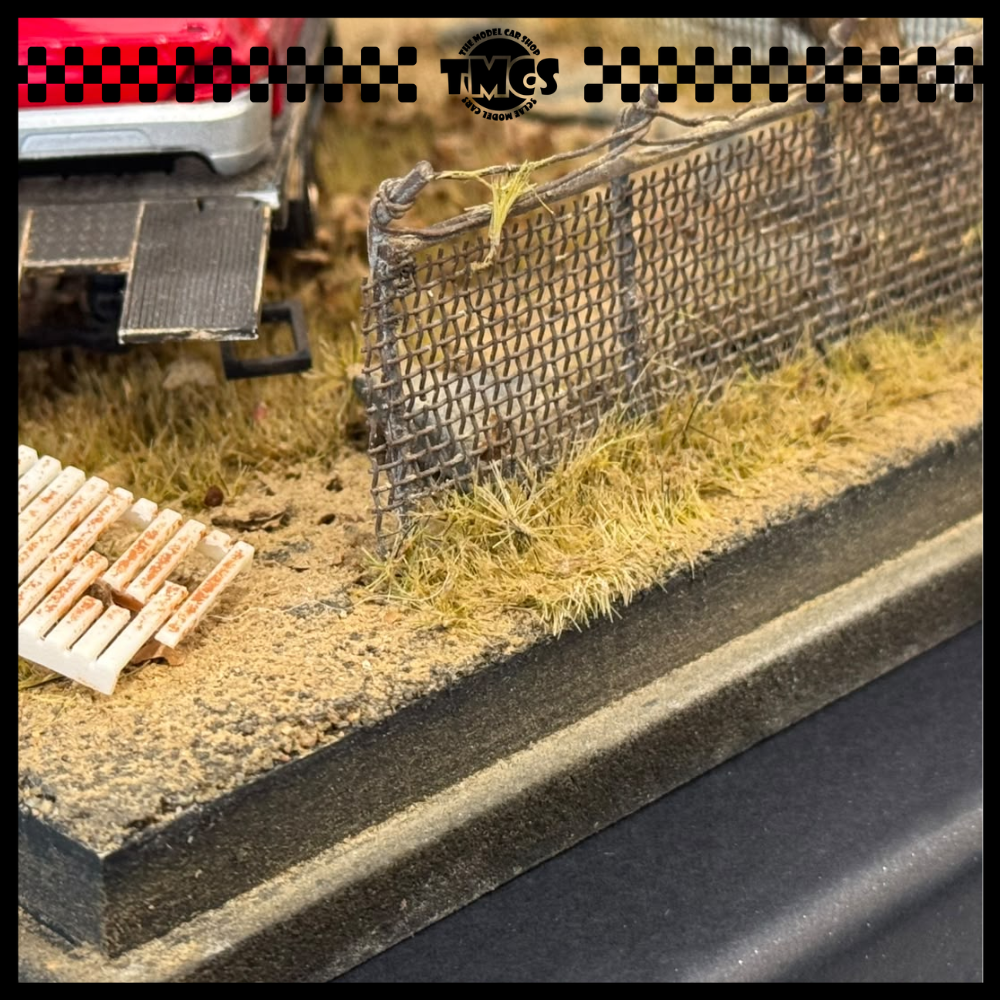 [Peako] 1:64 Diorama with Truck and Lancer Evolution Parts (TMCS SG 2025)
