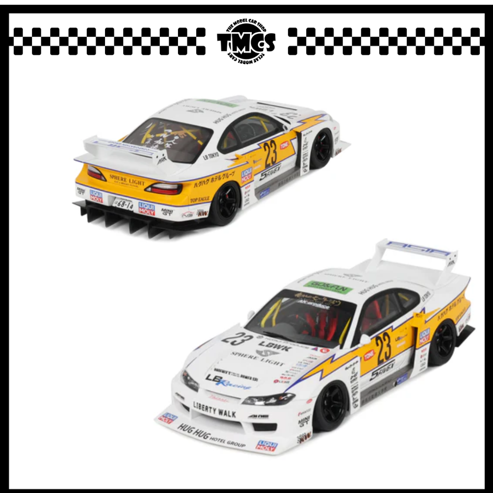 [GT Spirit] 1:18 Nissan S15 Silvia LB Super Silhouette - White 2021