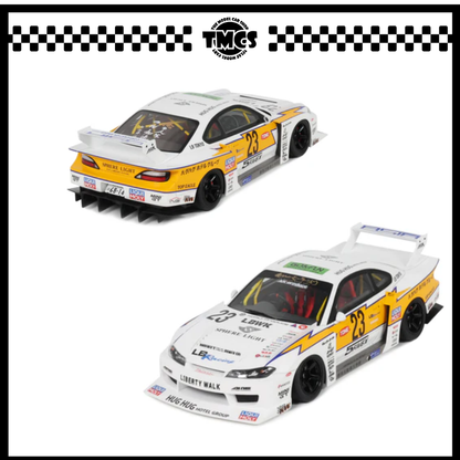 [GT Spirit] 1:18 Nissan S15 Silvia LB Super Silhouette - White 2021