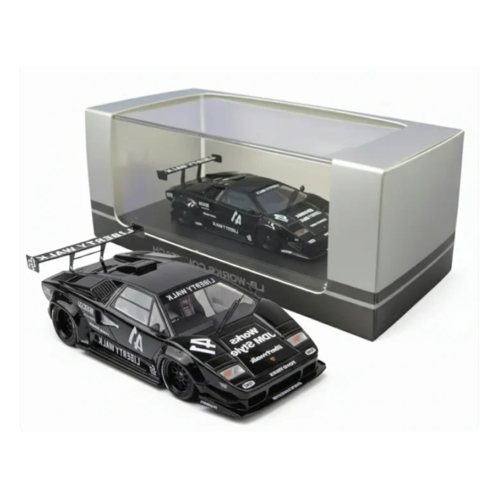 [Vision] 1:64 LBWK Countach - Black Ordinary