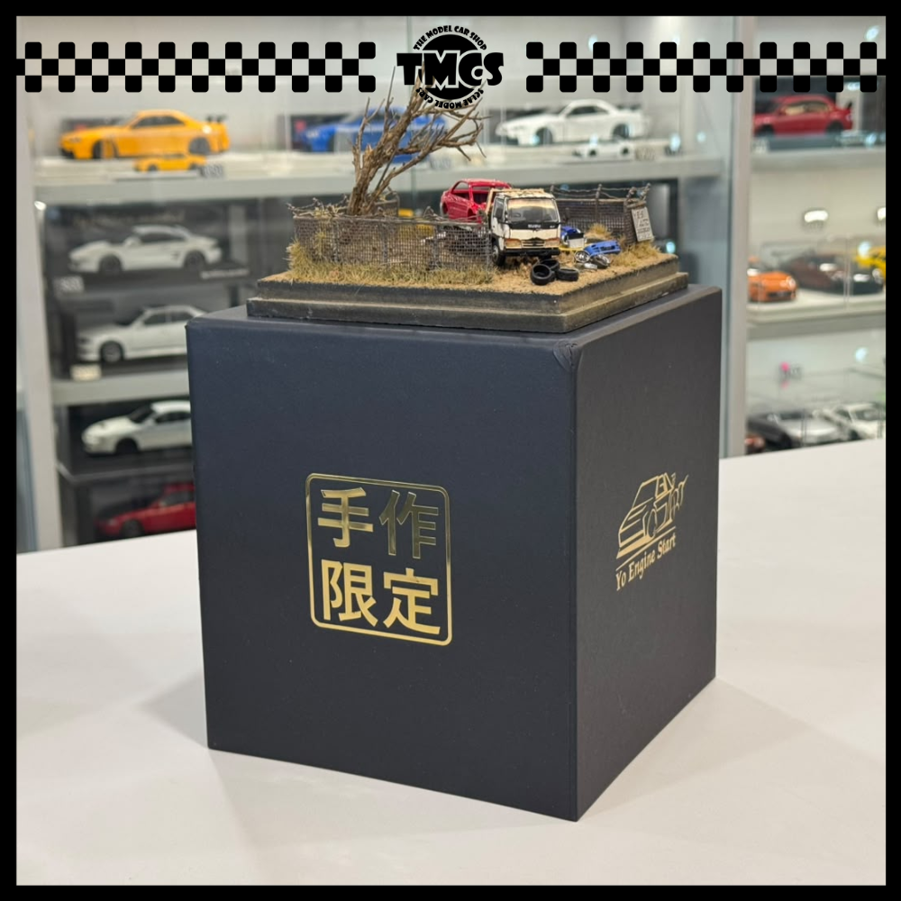 [Peako] 1:64 Diorama with Truck and Lancer Evolution Parts (TMCS SG 2025)