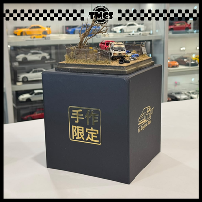 [Peako] 1:64 Diorama with Truck and Lancer Evolution Parts (TMCS SG 2025)