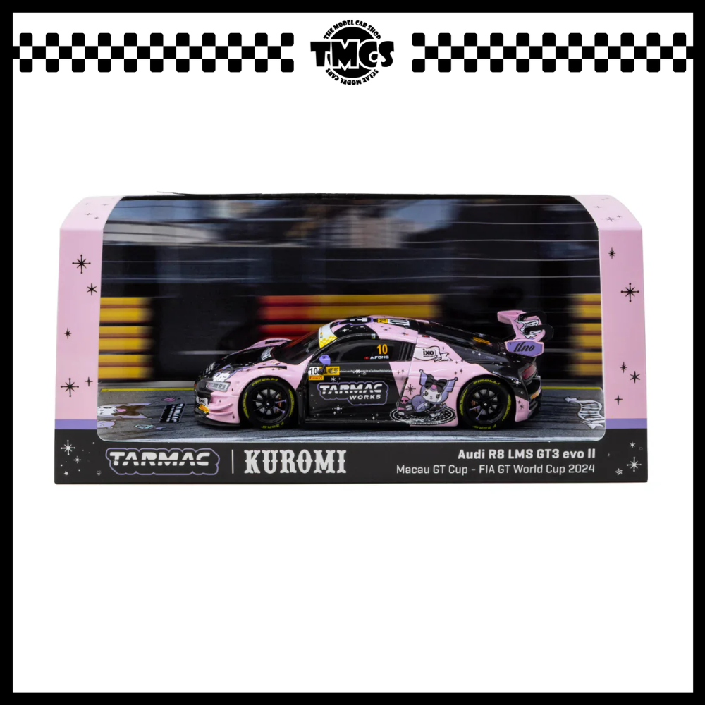 [Tarmac Works] 1:64 Audi R8 LMS GT3 evo II Macau GT Cup - FIA GT World Cup 2024 Uno Racing Adderly Fong