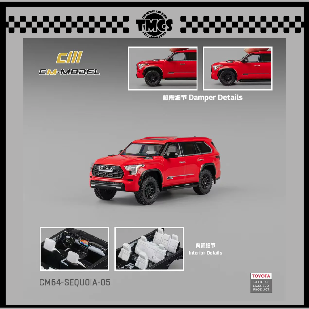 [CM Model] 1:64 Toyota Sequoia - Red