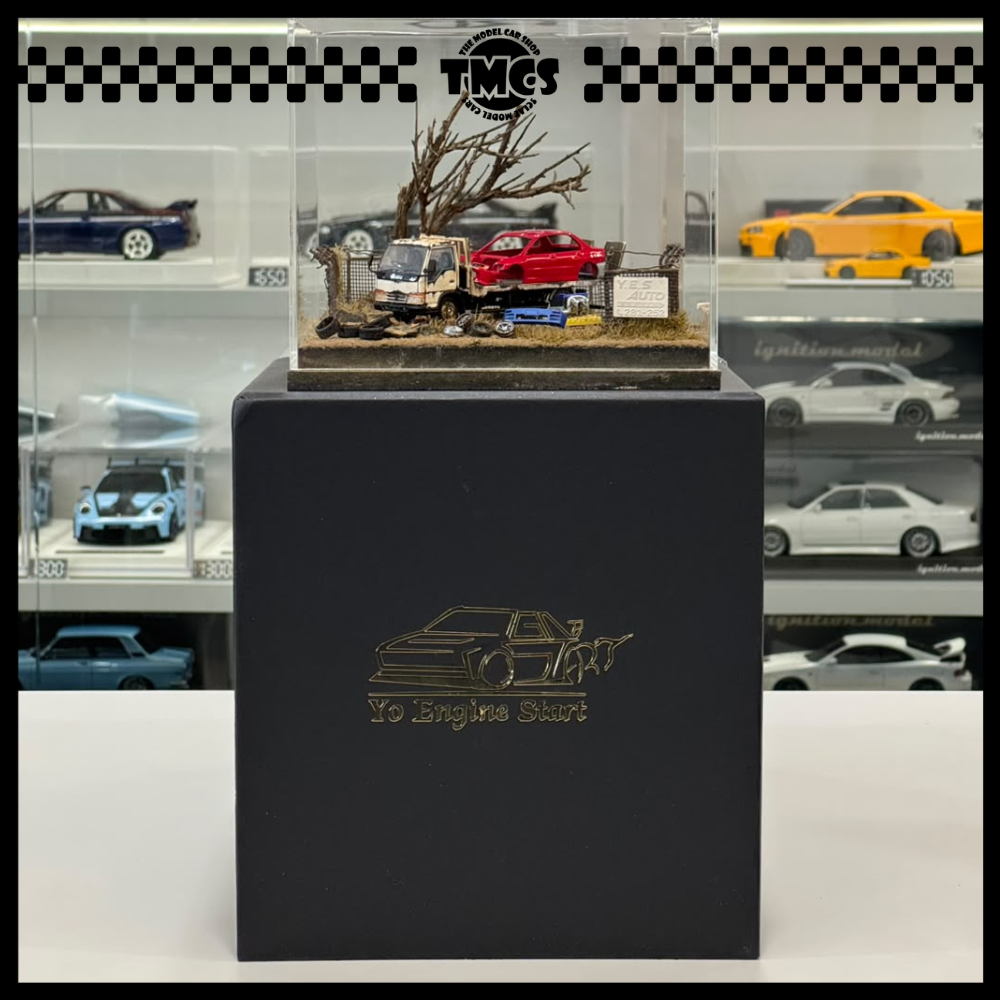 [Peako] 1:64 Diorama with Truck and Lancer Evolution Parts (TMCS SG 2025)